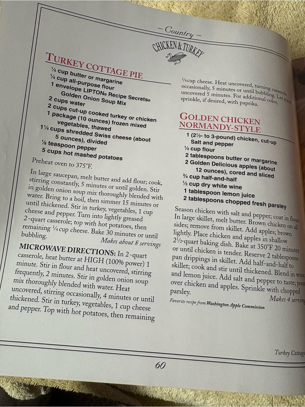 Old-Fashioned Favorites Hardcover Cookbook Comfort Food Recipes - Picture 6 of 7